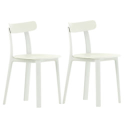 Vitra All Plastic Chair, Set of 2 White